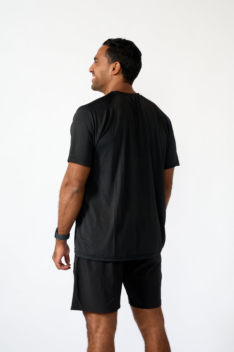 Beyond sportswear Men's Black essential T-shirt - Image 3